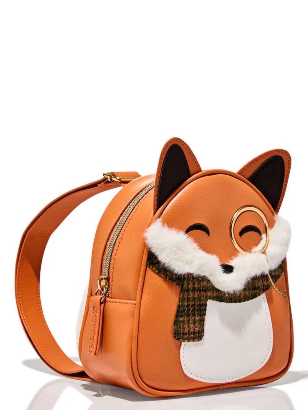 NWOT Bath and Body works Smart Fox mini Backpack cosmetics bag 6.5 x 5.5